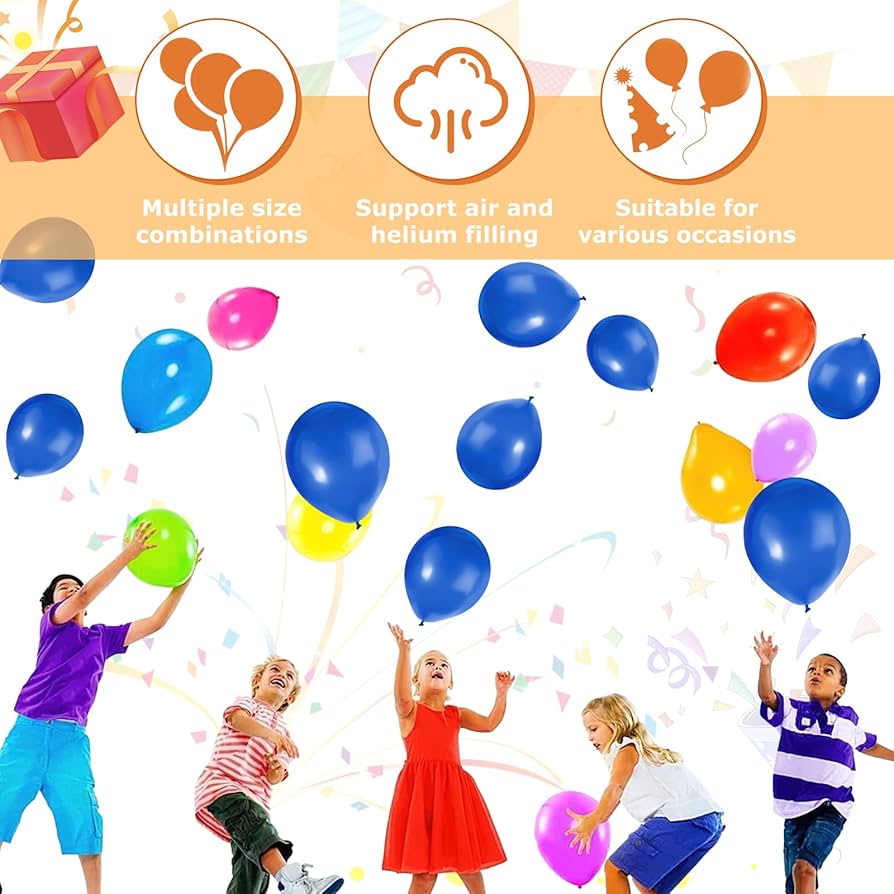 ha ★新品★LE’RURE Gradation baloon hem Amazon.com: LovesTown Dark Blue Balloons Arch Kit, 150PCS